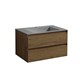 VINCEA База под раковину Luka 800 подвесная, 2 выкатных ящика soft-close, T.Oak VMC-2L800TO - фото 320313
