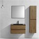 VINCEA База под раковину Luka 800 подвесная, 2 выкатных ящика soft-close, T.Oak VMC-2L800TO - фото 320314