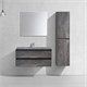 VINCEA База под раковину Luka 1000 подвесная, 2 выкатных ящика soft-close, G.Stone VMC-2L100GS - фото 320337