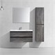 VINCEA База под раковину Luka 1000 подвесная, 2 выкатных ящика soft-close, G.Stone VMC-2L100GS - фото 320339