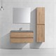 VINCEA База под раковину Luka 1000 подвесная, 2 выкатных ящика soft-close, N.Oak VMC-2L100NO - фото 320345