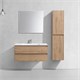 VINCEA База под раковину Luka 1000 подвесная, 2 выкатных ящика soft-close, N.Oak VMC-2L100NO - фото 320346