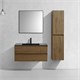 VINCEA База под раковину Luka 1000 подвесная, 2 выкатных ящика soft-close, T.Oak VMC-2L100TO - фото 320359