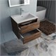 VINCEA База под раковину Gio 600 подвесная, 2 выкатных ящика soft-close, C.Oak VMC-2G600CO - фото 320371