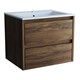 VINCEA База под раковину Gio 600 подвесная, 2 выкатных ящика soft-close, C.Oak VMC-2G600CO - фото 320377