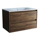 VINCEA База под раковину Gio 800 подвесная, 2 выкатных ящика soft-close, C.Oak VMC-2G800CO - фото 320423