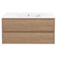 VINCEA База под раковину Gio 100 подвесная, 2 выкатных ящика soft-close, N.Oak VMC-2G100NO - фото 320486