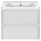 VINCEA База под раковину Vico 600 подвесная, 2 выкатных ящика soft close, G.White VMC-2V600GW - фото 320496