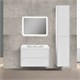 VINCEA База под раковину Vico 800 подвесная, 2 выкатных ящика soft close, G.White VMC-2V800GW - фото 320533