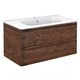 VINCEA База под раковину Vico 1000 подвесная, 2 выкатных ящика soft close, R.Wood VMC-2V100RW - фото 320582
