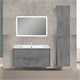 VINCEA База под раковину Vico 1000 подвесная, 2 выкатных ящика soft close, Beton VMC-2V100BT - фото 320584