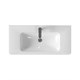 VINCEA Раковина VCB-2VP1000W из искусственного камня, цвет белый VCB-2VP100W - фото 320596