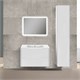 VINCEA База под раковину Paola 800 подвесная, 2 выкатных ящика soft close, G.White VMC-2P800GW - фото 320628