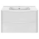VINCEA База под раковину Paola 800 подвесная, 2 выкатных ящика soft close, G.White VMC-2P800GW - фото 320629