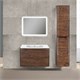 VINCEA База под раковину Paola 800 подвесная, 2 выкатных ящика soft close, R.Wood VMC-2P800RW - фото 320634