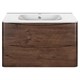 VINCEA База под раковину Paola 800 подвесная, 2 выкатных ящика soft close, R.Wood VMC-2P800RW - фото 320636