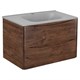 VINCEA База под раковину Paola 800 подвесная, 2 выкатных ящика soft close, R.Wood VMC-2P800RW - фото 320639