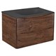 VINCEA База под раковину Paola 800 подвесная, 2 выкатных ящика soft close, R.Wood VMC-2P800RW - фото 320640