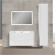 VINCEA База под раковину Paola 1000 подвесная, 2 выкатных ящика soft close, G.White VMC-2P100GW - фото 320657