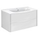 VINCEA База под раковину Paola 1000 подвесная, 2 выкатных ящика soft close, G.White VMC-2P100GW - фото 320660