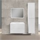 VINCEA База под раковину Fine 800 подвесная, 2 выкатных ящика soft close, G.White VMC-2F800GW - фото 320680