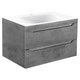 VINCEA База под раковину Fine 800 подвесная, 2 выкатных ящика soft close, Beton VMC-2F800BT - фото 320687