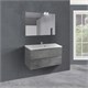 VINCEA База под раковину Mia 900 подвесная, 2 выкатных ящика soft close, Beton VMC-2MA900BT - фото 320943