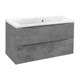 VINCEA База под раковину Mia 900 подвесная, 2 выкатных ящика soft close, Beton VMC-2MA900BT - фото 320946
