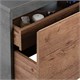 VINCEA База под накладную раковину Mesa 600 подвесная, 1 выкатной/1 скрытый ящик soft close, T.Oak + Beton VMC-2MS600TB - фото 321035