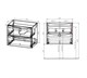VINCEA База под керамическую раковину Mia Slim 600 подвесная, 2 выкатных ящика soft close, Beton VMC-2MC600S1BT - фото 321098