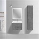 VINCEA База под керамическую раковину Mia Slim 700 подвесная, 2 выкатных ящика soft close, Beton VMC-2MC700S1BT - фото 321110