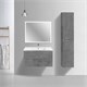 VINCEA База под керамическую раковину Mia Slim 900 подвесная, 2 выкатных ящика soft close, Beton VMC-2MC900S1BT - фото 321137
