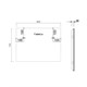 VINCEA Зеркало LED VLM-3VN900 900х700 c сенсорным выключателем и диммером VLM-3VN900 - фото 321427