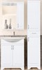 STYLE LINE Зеркальный шкаф Олеандр-2 90/С, белый ЛС-00000242 - фото 325394