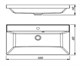 STYLE LINE Умывальник ASTI 1000x450 кварц, жасмин СС-00002478 - фото 326068