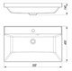 STYLE LINE Умывальник ASTI 500x450 кварц, серый шелк СС-00002486 - фото 326078
