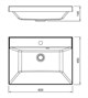 STYLE LINE Умывальник ASTI 600x450 СС-00002467 - фото 326080