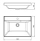 STYLE LINE Умывальник ASTI 600x450 кварц, антрацит СС-00002470 - фото 326082