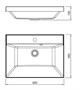 STYLE LINE Умывальник ASTI 600x450 кварц, жасмин СС-00002468 - фото 326084