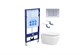 SET AQUATEK ЛЕЯ-011 4в1 (рама AQUATEK Standard INS-0000012+крепеж KKI-0000002+клавиша KDI-0000011+унитаз ЛЕЯ AQ1199-00 с тонким сиденьем soft-close) SET AQUATEK ЛЕЯ cm-011 4в1 - фото 326610