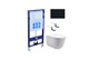 Set AQUATEK КЛАССИК (рама AQUATEK Standard INS-0000012 с звукоиз.прокладкой+крепеж KKI-0000002+кнопкаKDI-0000017+унитаз КЛАССИК AQ1111-00 с крышкой SET AQUATEK КЛАССИК-017 4в1 - фото 326993