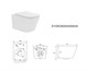 SET AQUATEK ЛИБРА T-TDI002 рама Standard INS-0000018+унитаз AQ1505T-00 с тонким сиденьем soft-close+крепление KKI-0000002 +кнопка TDI-0000002 SET AQUATEK ЛИБРА T-TDI002 - фото 327064