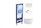 SET AQUATEK ЛЕЯ KKI-1-013 4в1 (рама AQUATEK INS-0000017 +крепеж KKI-0000001 +клавиша KDI-0000013+унитаз ЛЕЯ AQ1199-00 с тонким сиденьем soft-close) SET AQUATEK ЛЕЯ KKI-1-013 4в1 - фото 327504