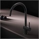 AM.PM Func Смеситель для кухни с С-изливом, черный F8F07022 - фото 328007 AM.PM Func Смеситель для кухни с С-изливом, черный F8F07022 - фото 328007