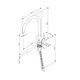 AM.PM Func Смеситель для кухни с С-изливом, черный F8F07022 - фото 328017 AM.PM Func Смеситель для кухни с С-изливом, черный F8F07022 - фото 328017