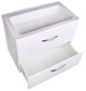 STYLE LINE El Fante Kara El Fante Тумба подвесная "Каре 80" (2 ящ.) Люкс белая, PLUS СС-00002270