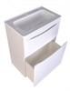 STYLE LINE El Fante Bergamo El Fante Тумба напольная "Бергамо мини 60" (2 ящ.) Люкс антискрейтч белый, PLUS СС-00002307