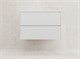 STYLE LINE Тумба подвесная "ЛИМА 80" эмаль, под раковину LINE 80, 2 ящ., PLUS, белый матовый ЛС-00002354