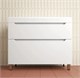 STYLE LINE Тумба напольная "Остин" под раковину Фортуна 100 2 ящ белый эмаль PLUS ЛС-00002399