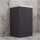 STYLE LINE Тумба напольная "МОНО 50" под ASTI 50, графит нубук ЛС-00002451